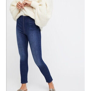FREE PEOPLE Pull On High Rise Skinny Leg Stretch Jeans Size 27